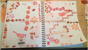 Dawn creates beautiful water colors in her journals